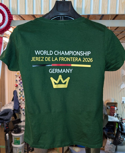 WM Fan Shirt "World Championship - Jerez de la Frontera 2026" > Team Germany < Working Equitation