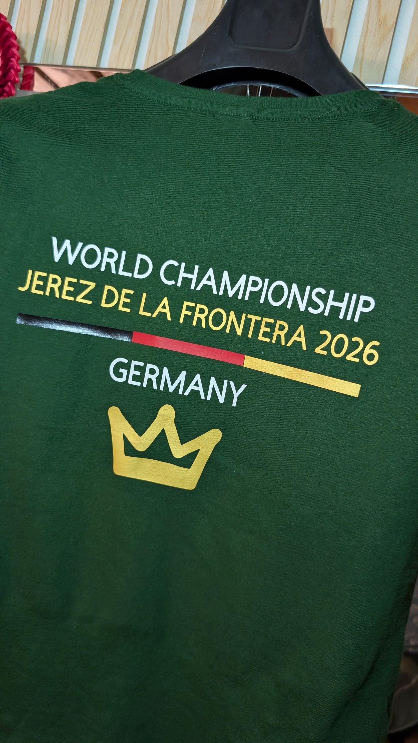 WM Fan Shirt "World Championship - Jerez de la Frontera 2026" > Team Germany < Working Equitation