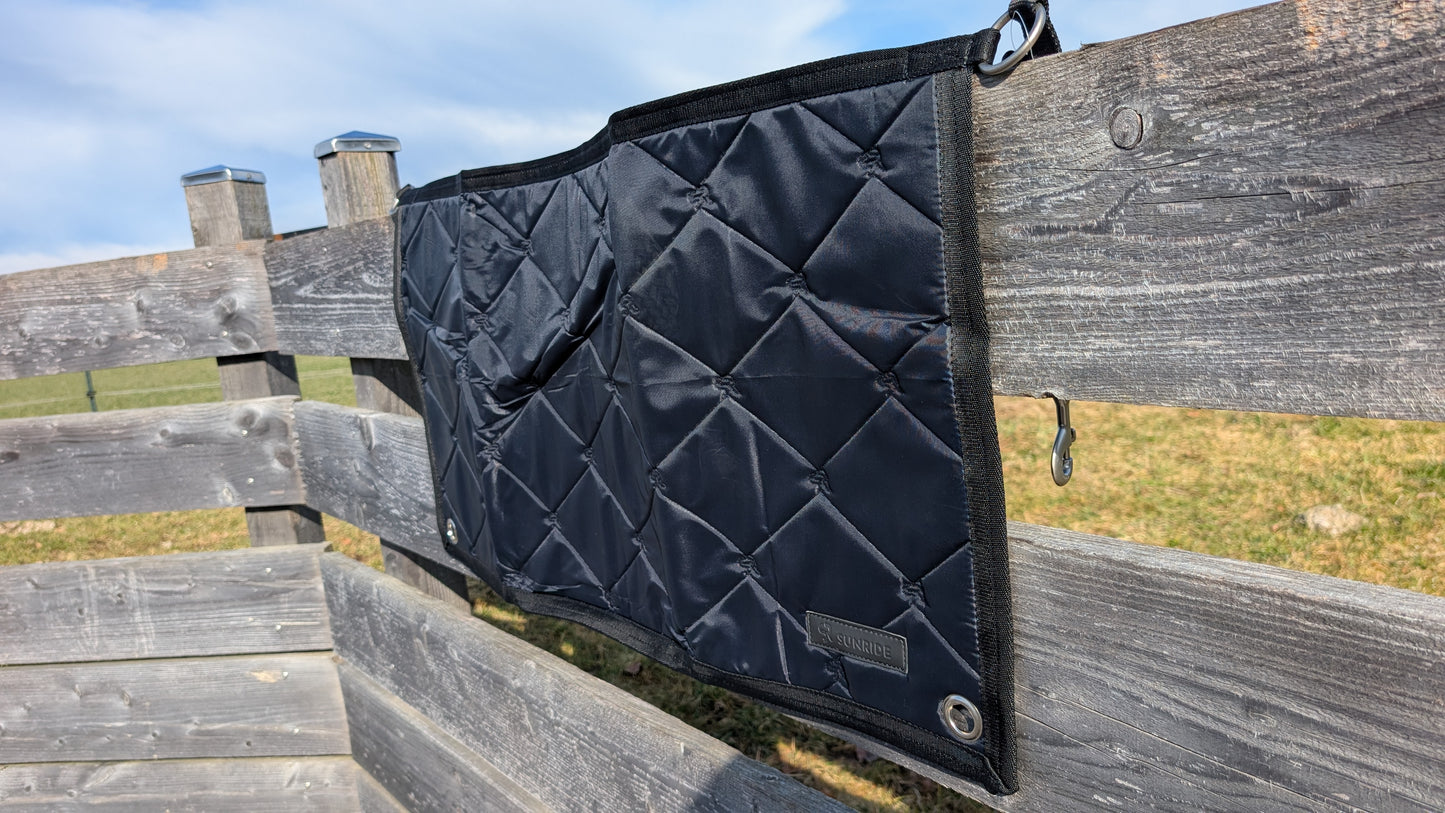 Boxentürvorgang 🩶 Stableguard 💙 individuell bestickt