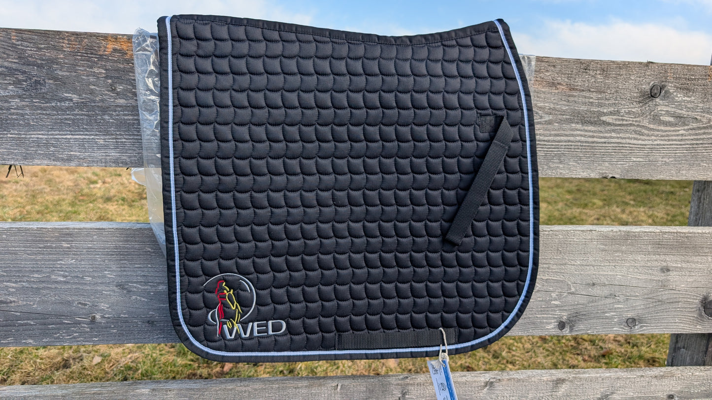 👑Working Equitation🦄 Schabracke "WED - Working Equitation Deutschland", WB Dressur, neu