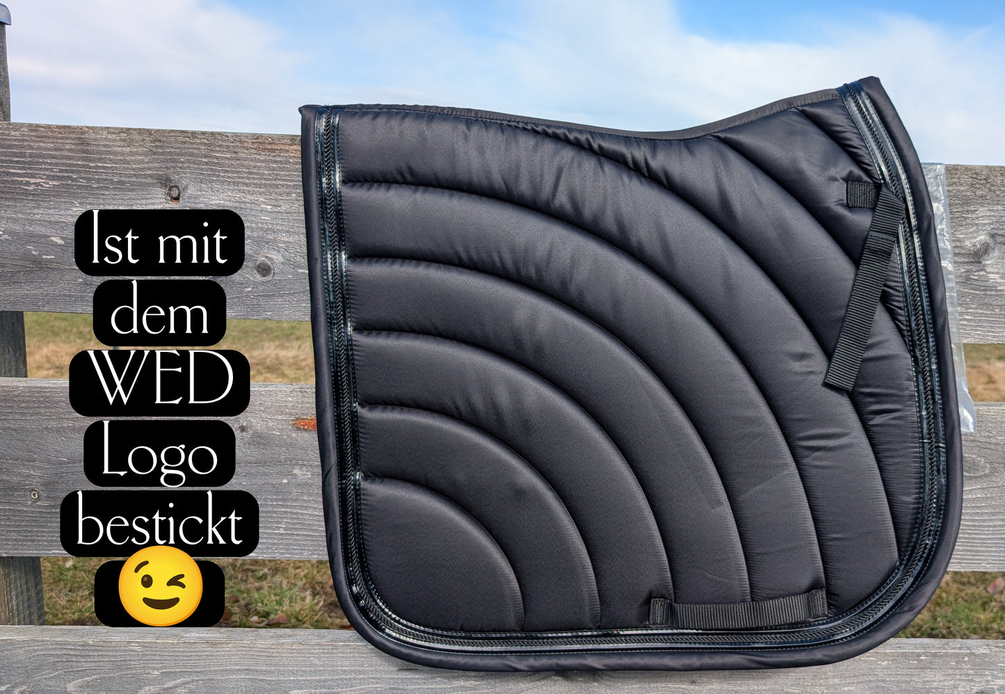 👑Working Equitation🦄 Schabracke "WED - Working Equitation Deutschland", WB Dressur, neu