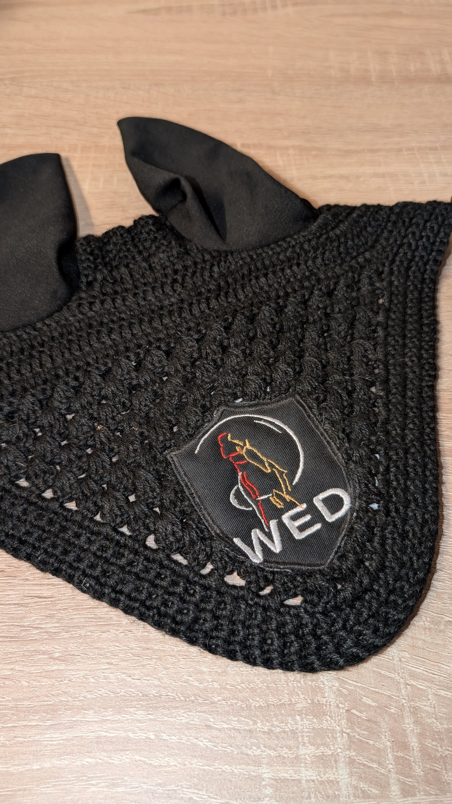 👑Working Equitation🦄 Fliegenhaube "WED - Working Equitation Deutschland", Warmblut, neu