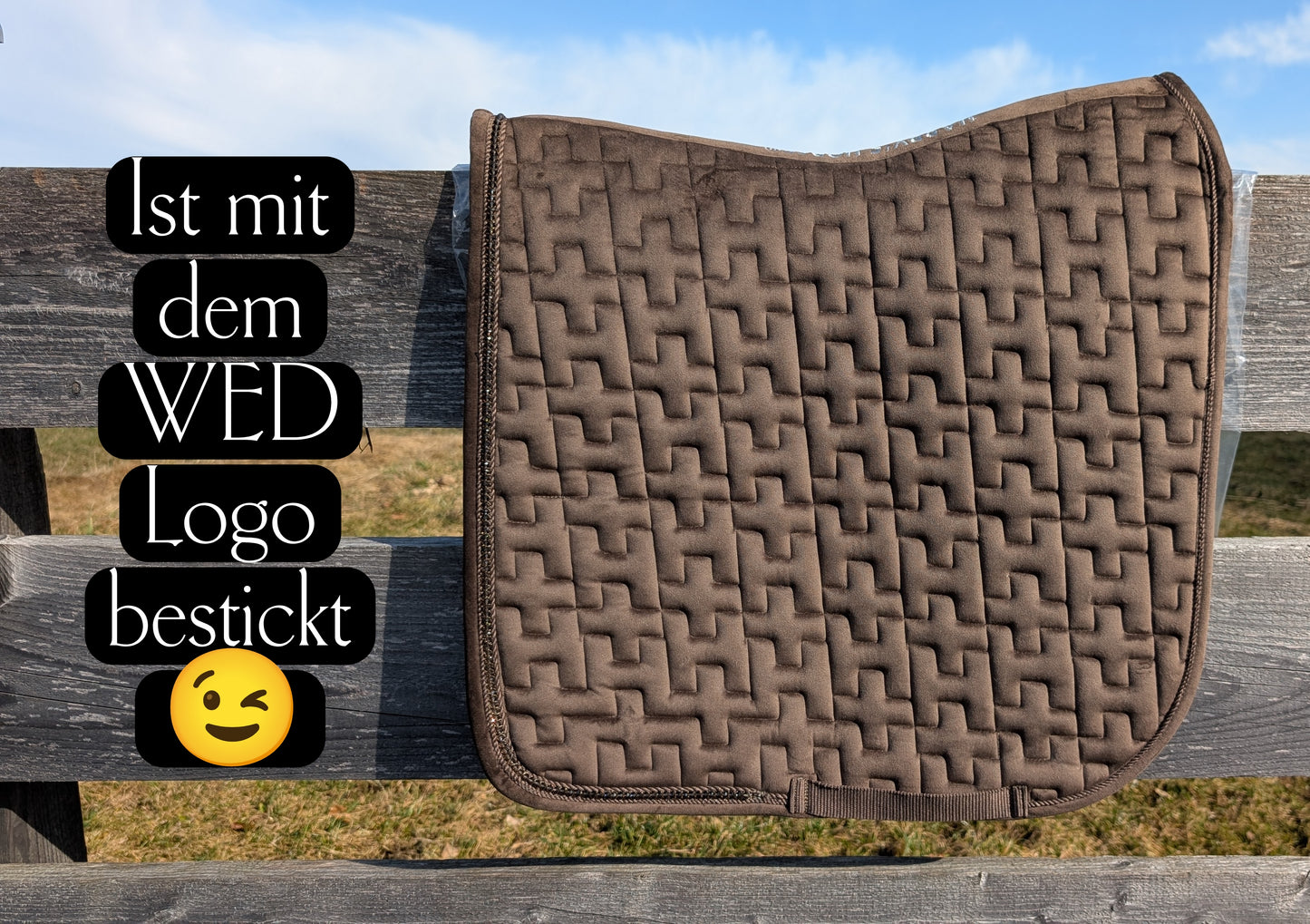 👑Working Equitation🦄 Schabracke "WED - Working Equitation Deutschland", Pony Dressur, neu