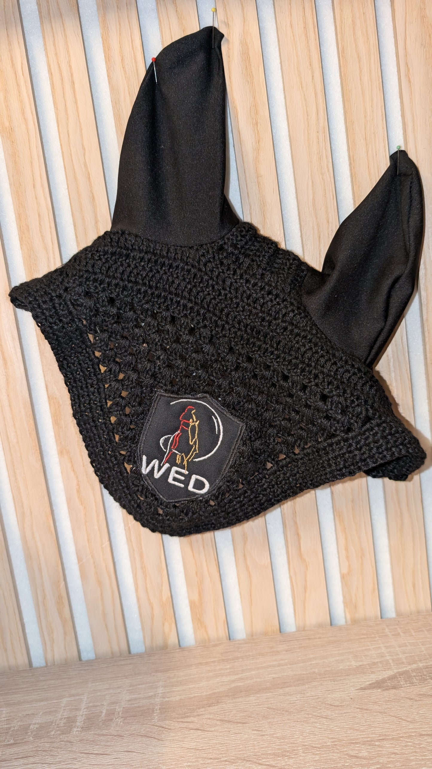 👑Working Equitation🦄 Fliegenhaube "WED - Working Equitation Deutschland", Warmblut, neu