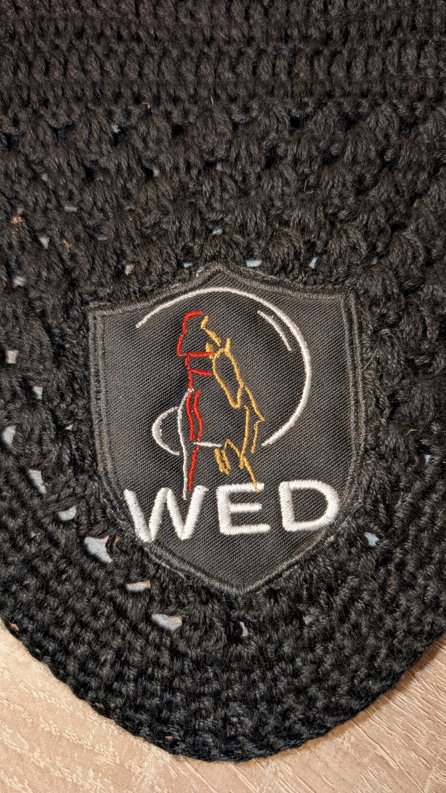 👑Working Equitation🦄 Fliegenhaube "WED - Working Equitation Deutschland", Warmblut, neu