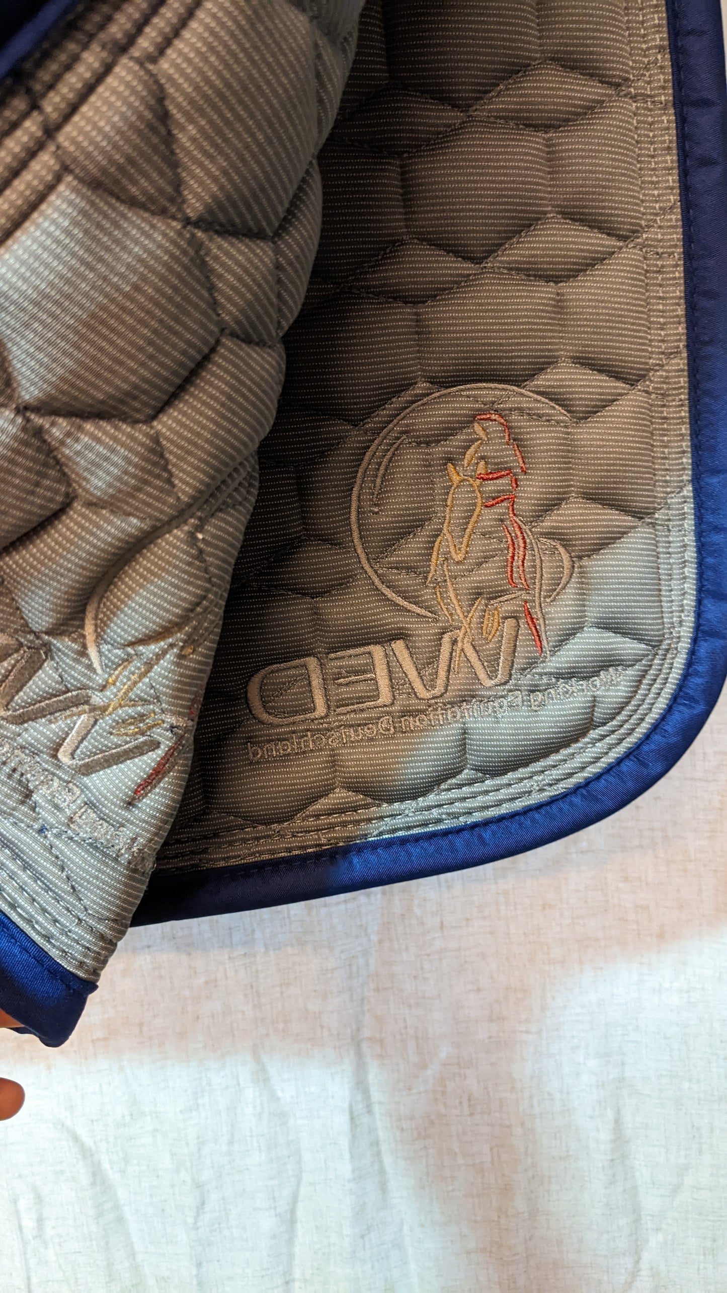 👑Working Equitation🦄 Schabracke "WED - Working Equitation Deutschland", WB Dressur, neu