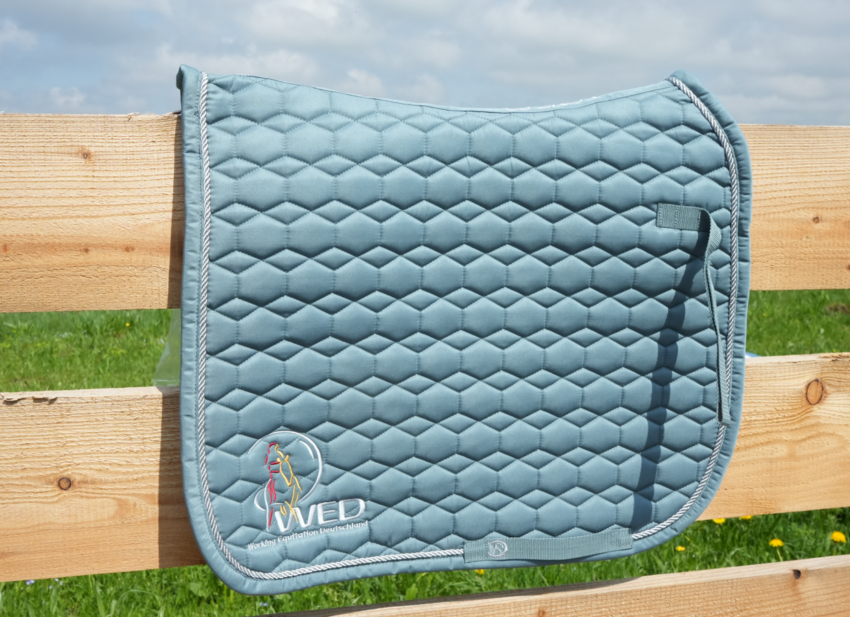 👑Working Equitation🦄 Schabracke "WED - Working Equitation Deutschland", WB Dressur, neu