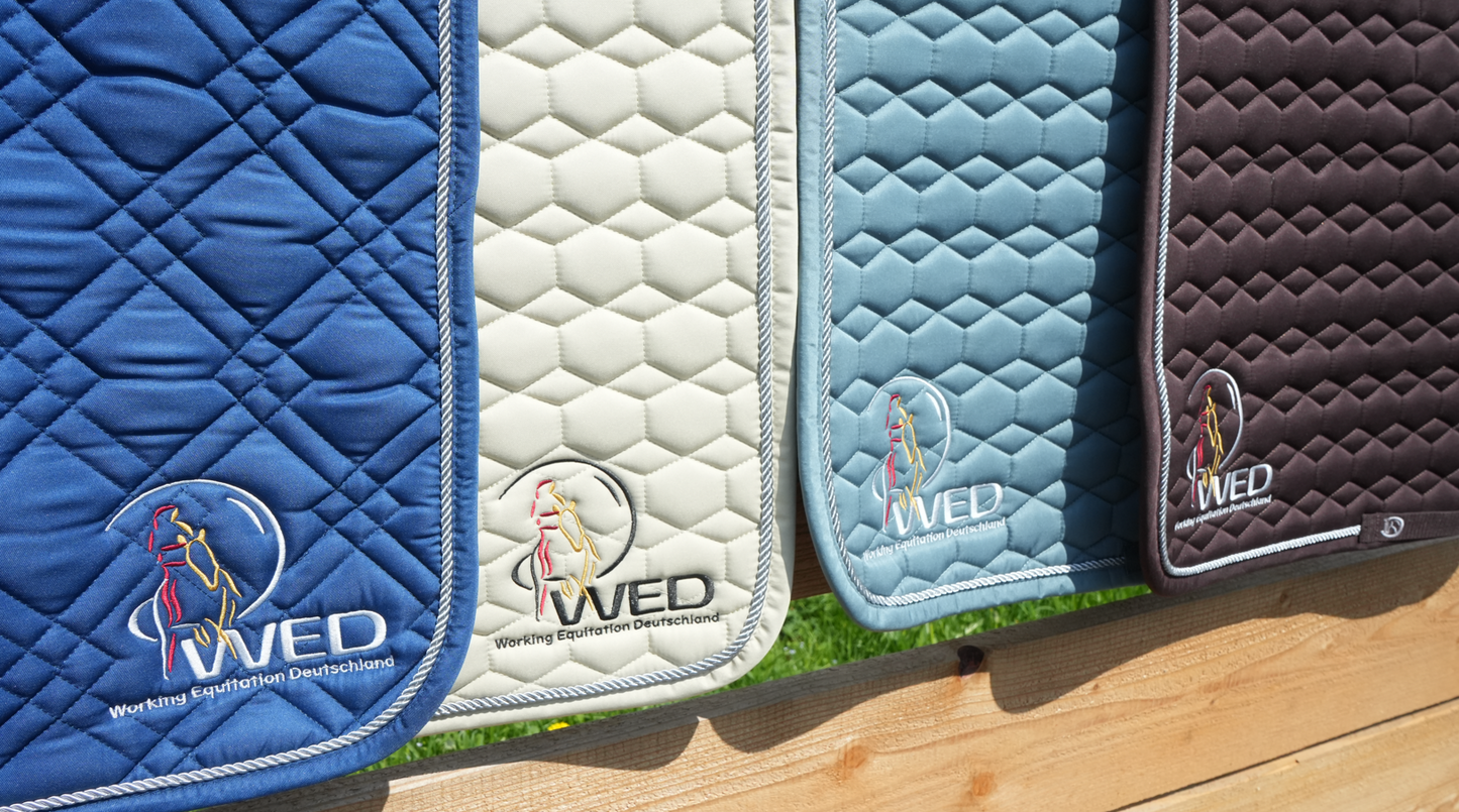 👑Working Equitation🦄 Schabracke "WED - Working Equitation Deutschland", WB Dressur, neu