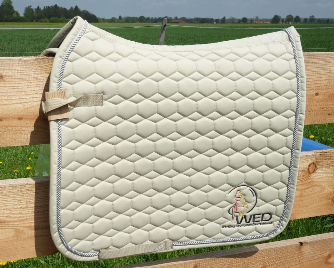 👑Working Equitation🦄 Schabracke "WED - Working Equitation Deutschland", WB Dressur, neu